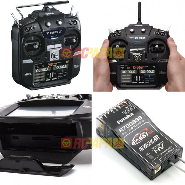 Futaba T16SZ 16-Channel 2.4GHz (Mode 2) Combo with R7008SB Receiver & – RC  Papa