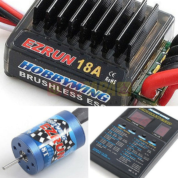 Hobbywing EZRUN 18A 2030 Brushless Combo for 1/16 1/18 RC