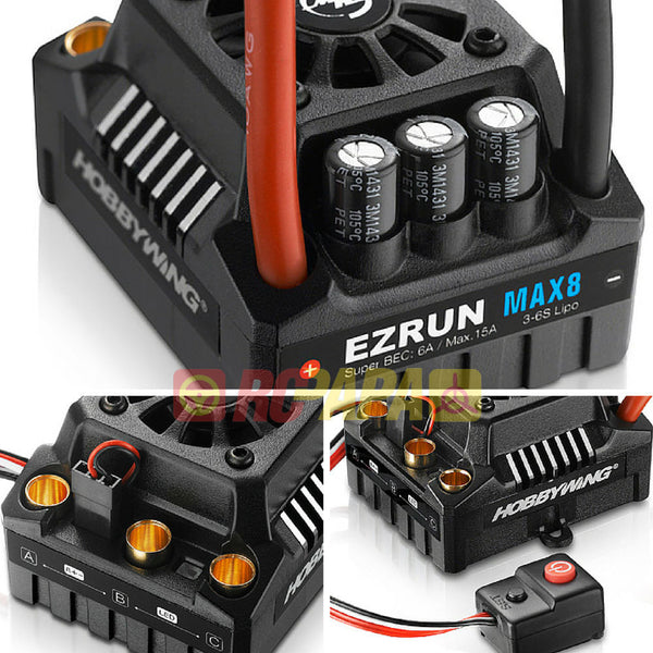 Hobbywing EZRUN Max8 150A LEOPARD 4074 Brushless Combo for 1/8 RC 